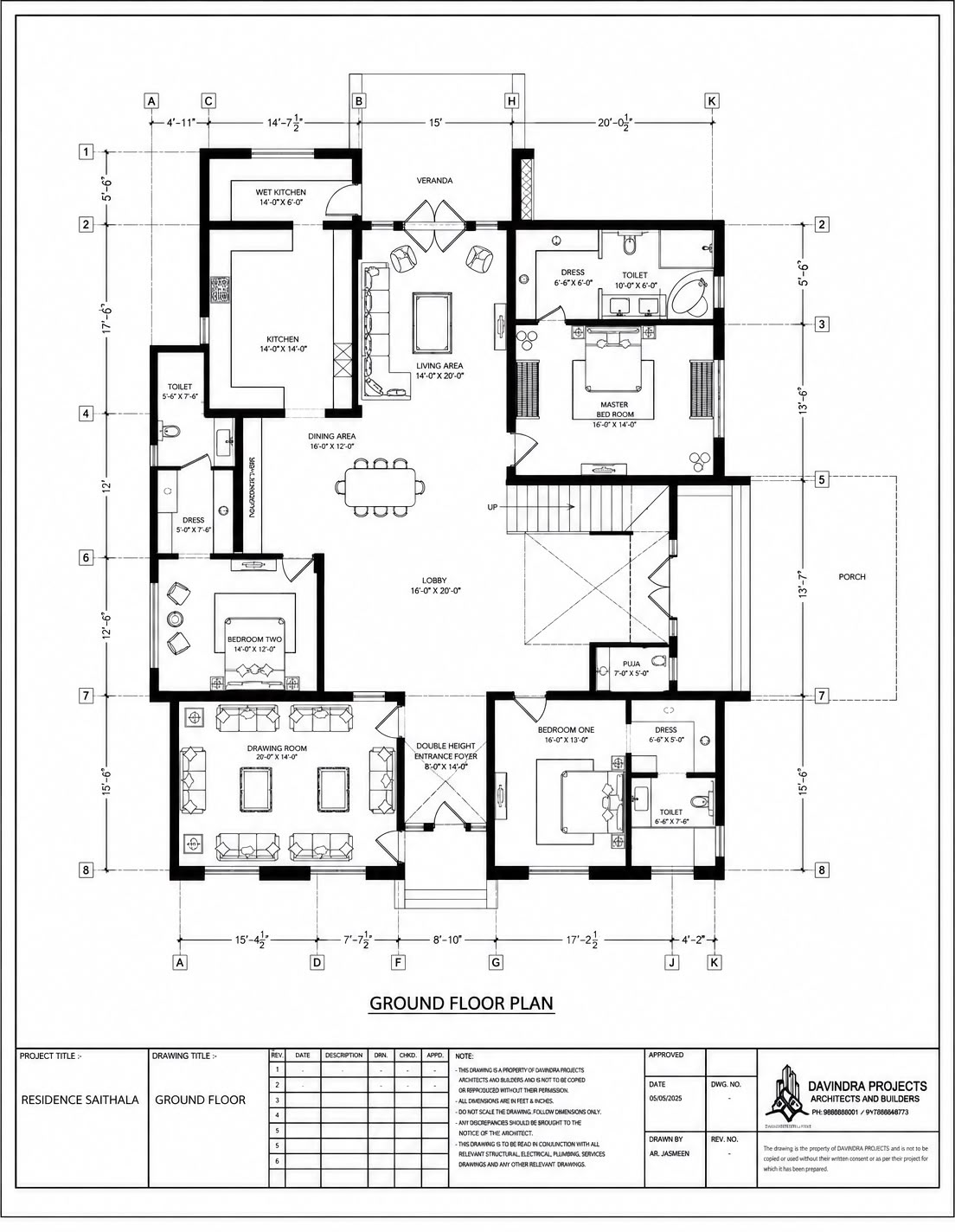 Daljit Singh residence Drawing